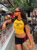 Ghana 233 Babe model wearing the top