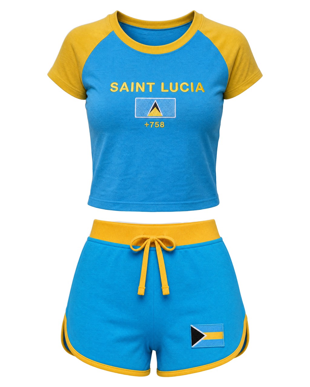 Saint Lucia Flag Set