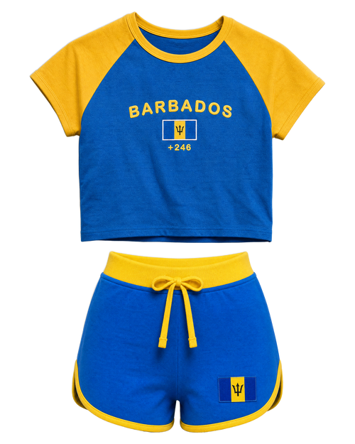 Barbados Flag Set