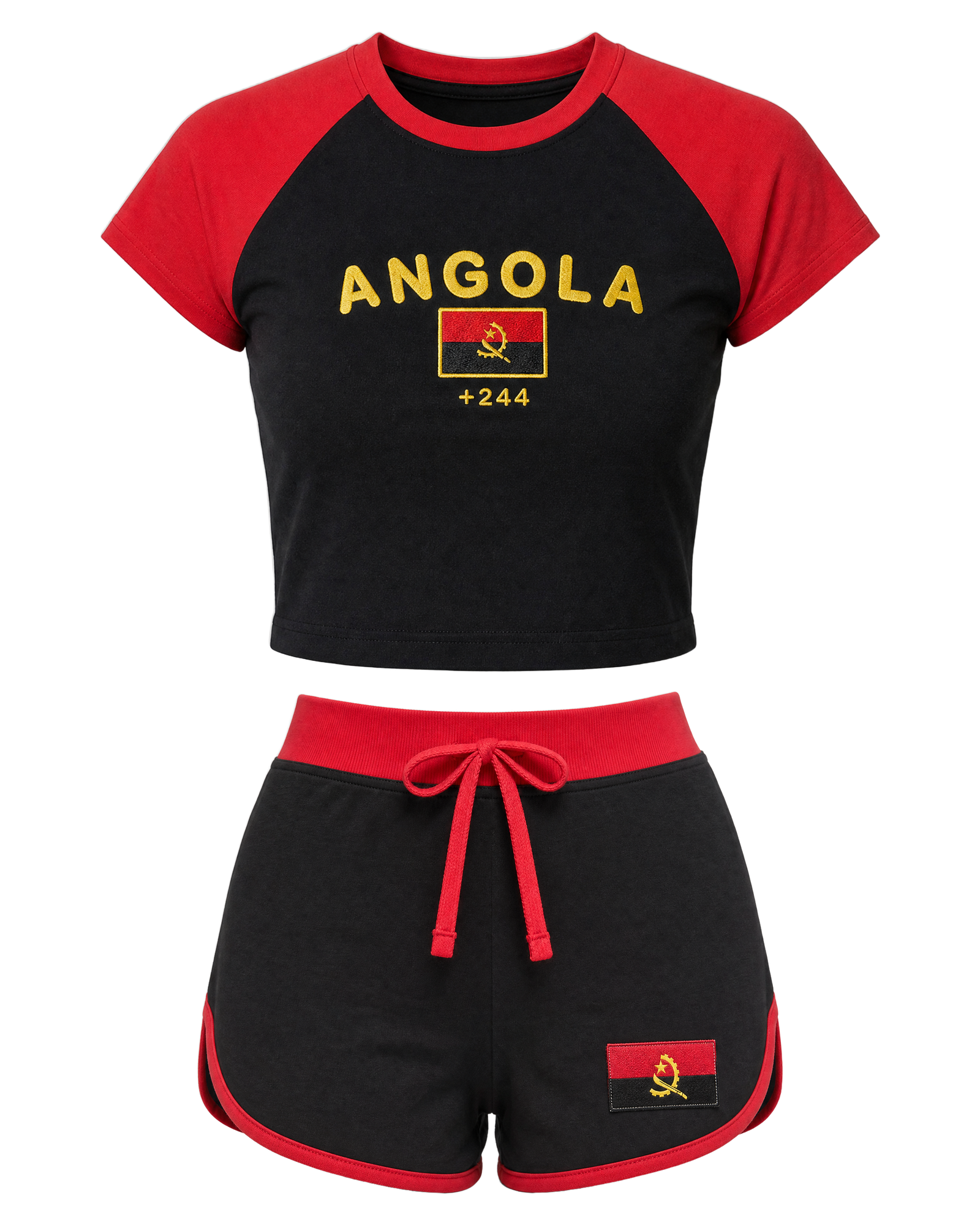 Angola Flag Set