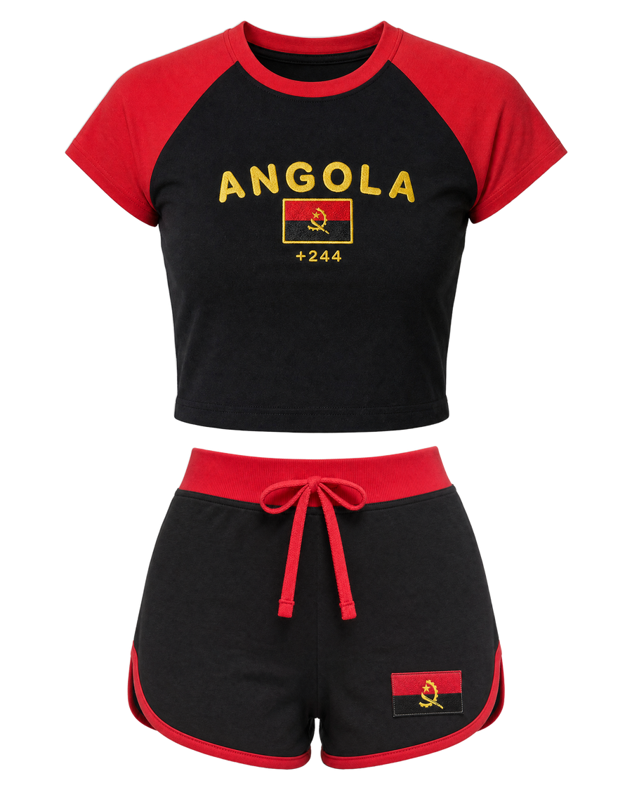 Angola Flag Set