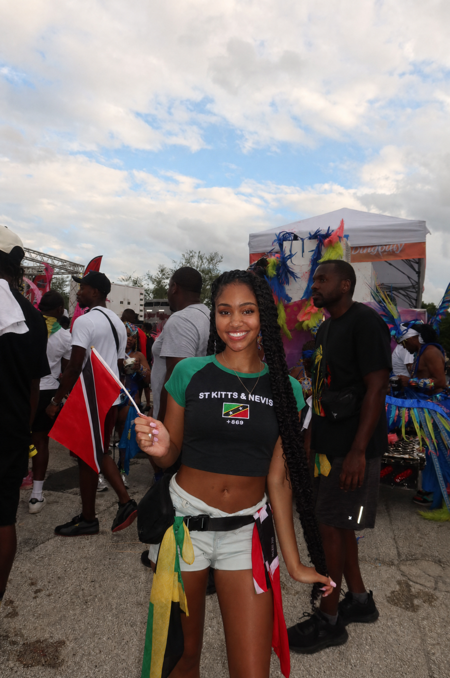 St Kitts and Nevis Flag Top