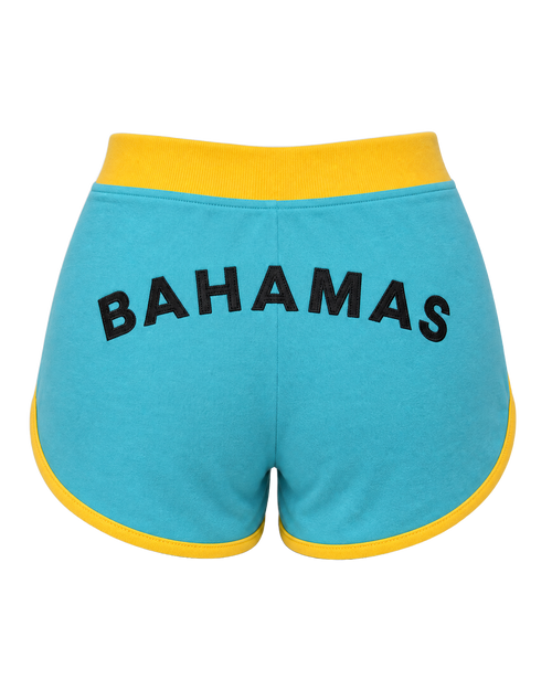 Bahamas Flag Shorts - back