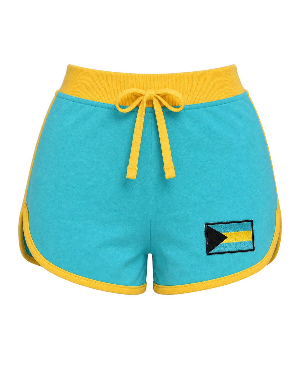 Bahamas Flag Shorts - front