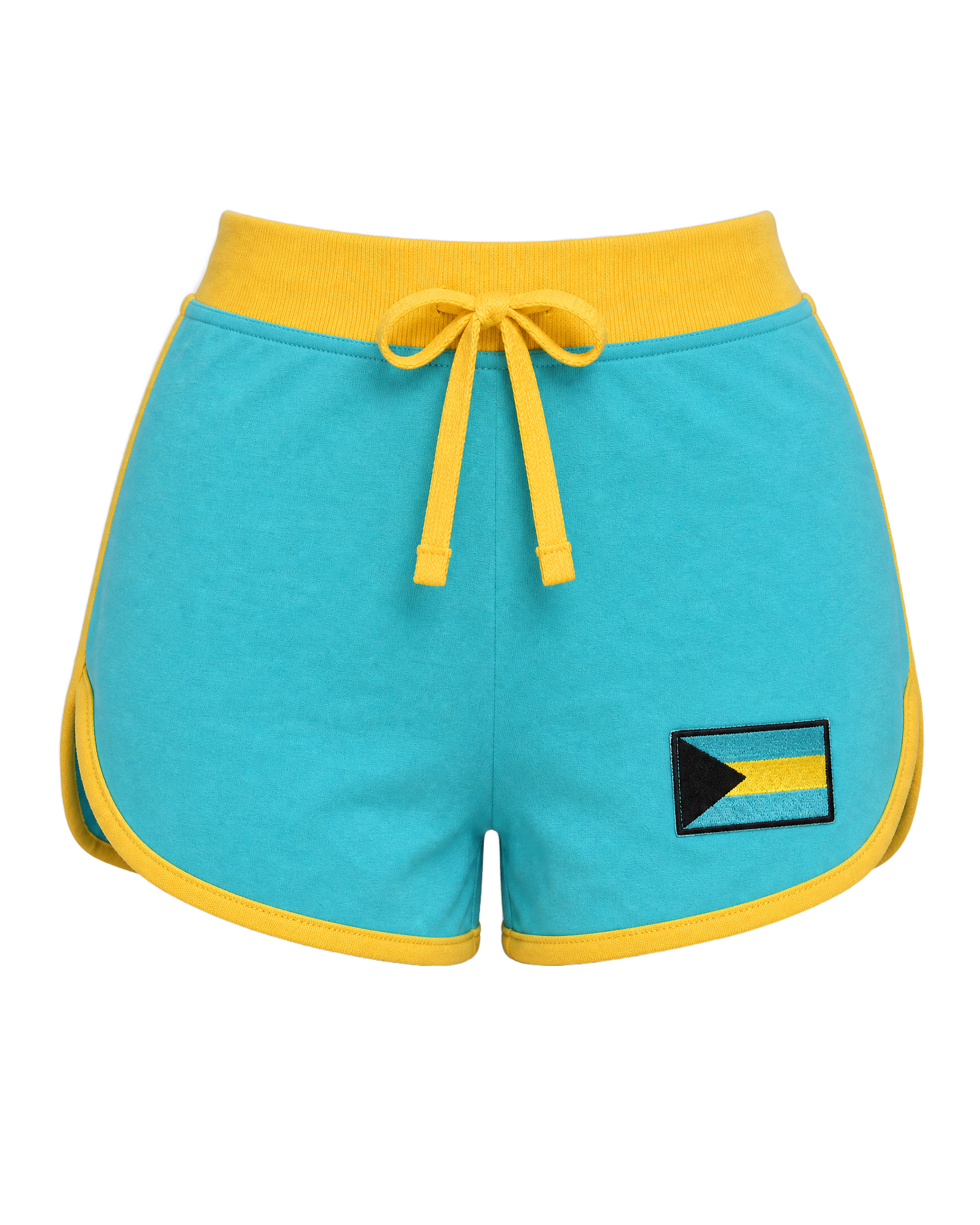 Bahamas Flag Shorts - front
