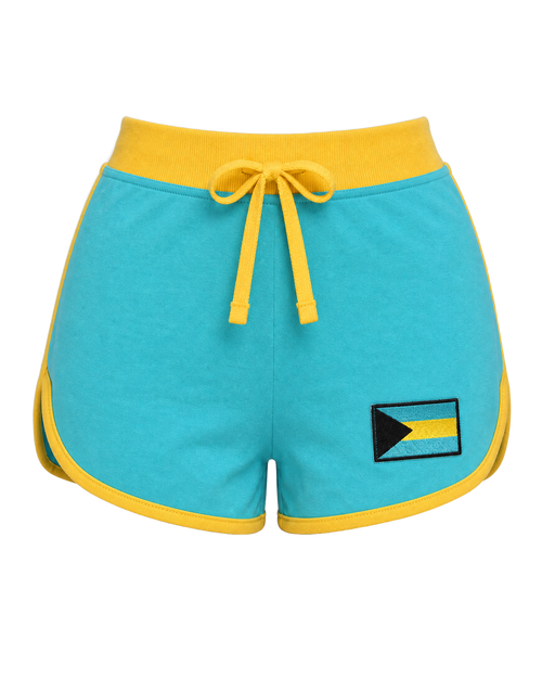 Bahamas Flag Shorts - front