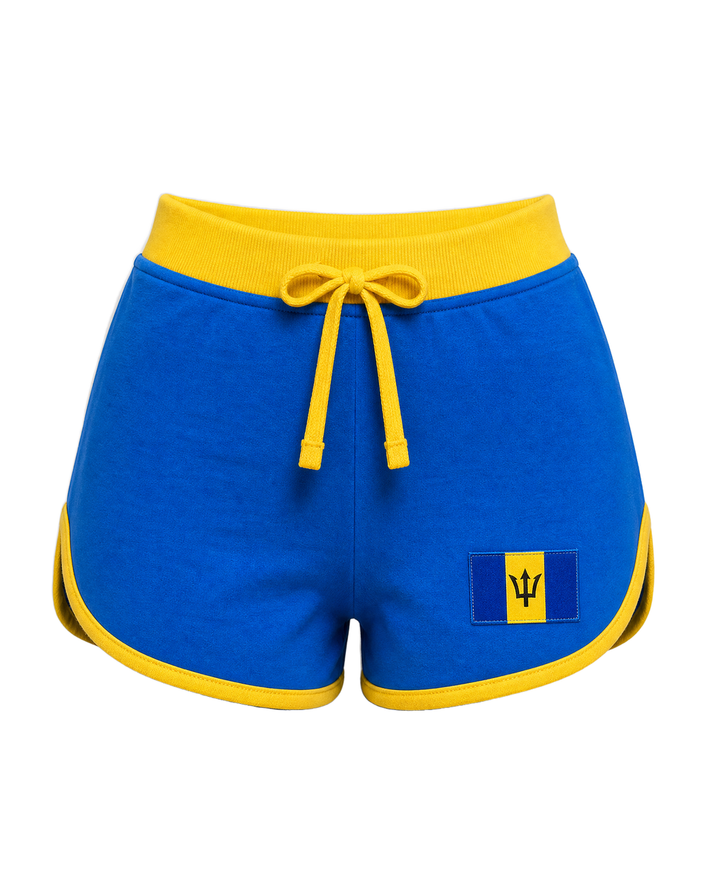 Barbados Flag Shorts - front