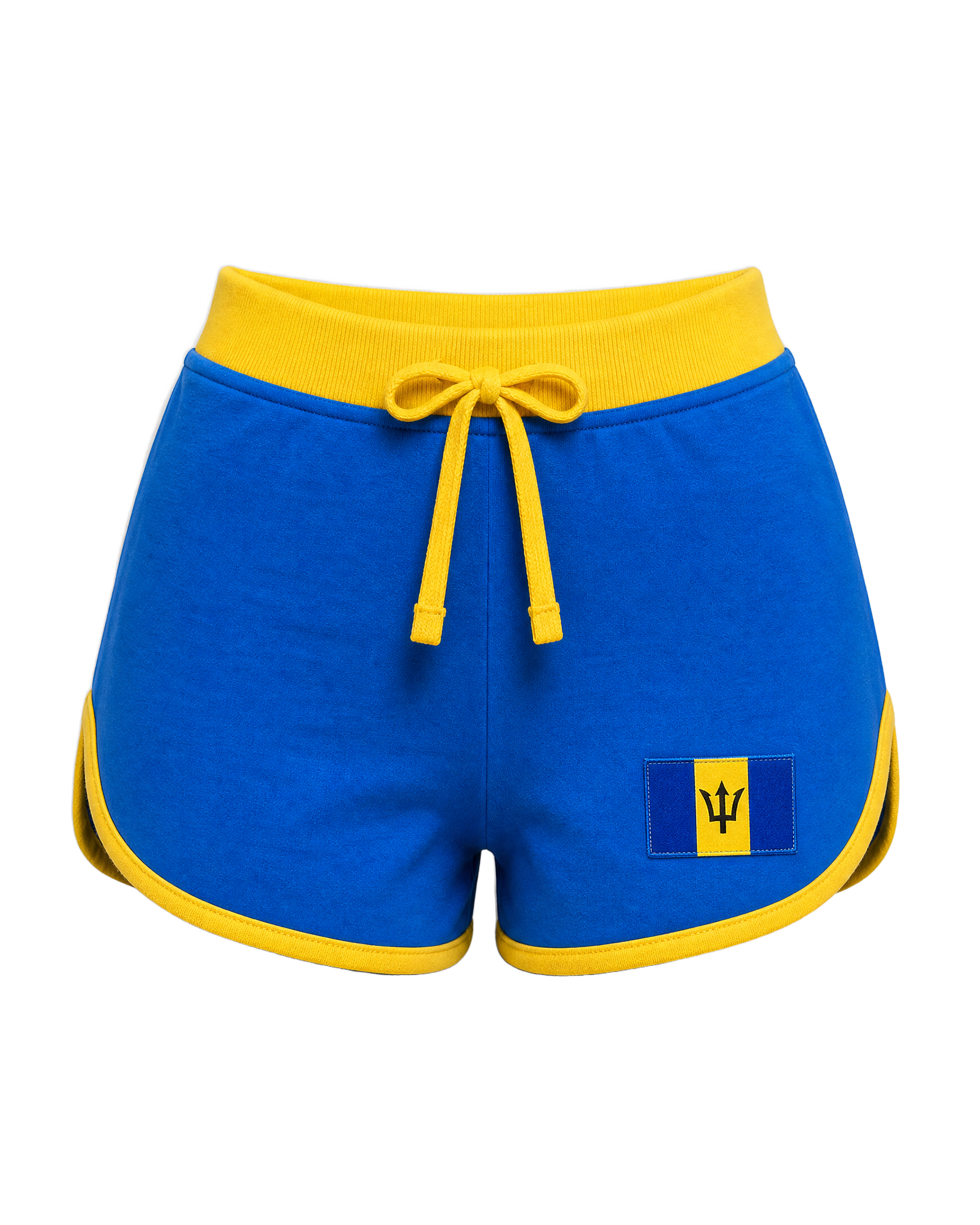 Barbados Flag Shorts - front
