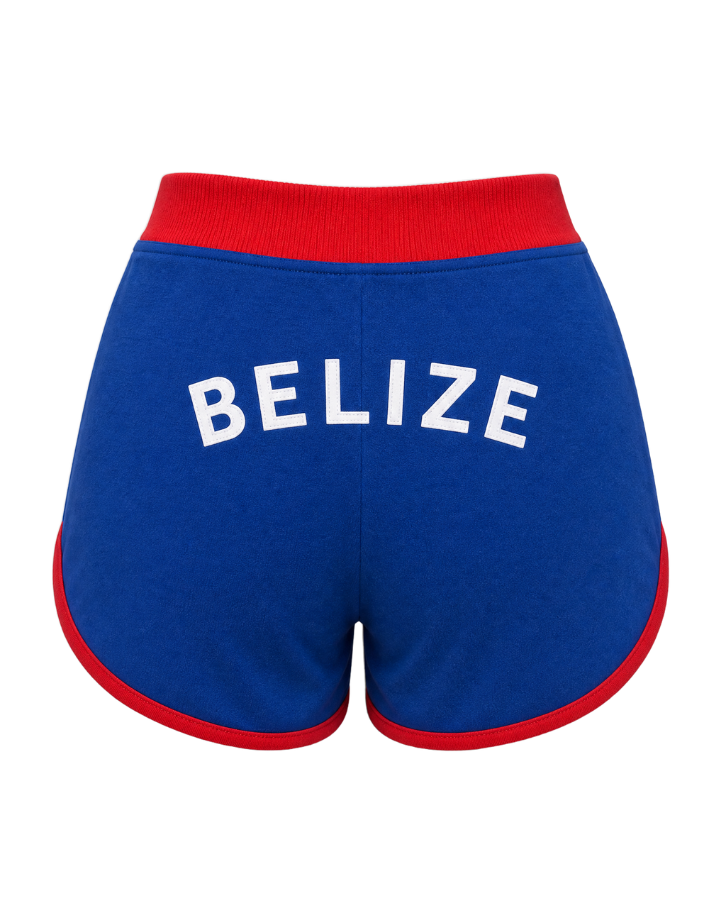 Belize Flag Shorts - back