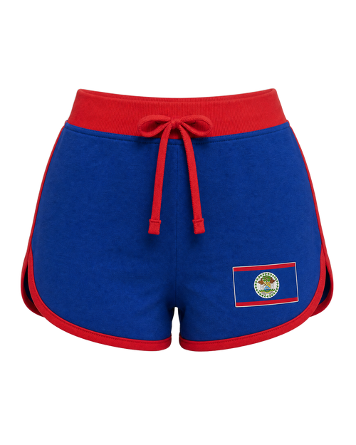 Belize Flag Shorts - front