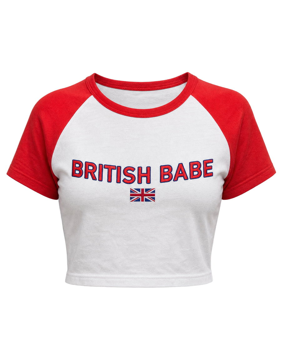 British Babe Flag Top