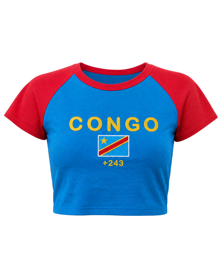 Congo Flag Top