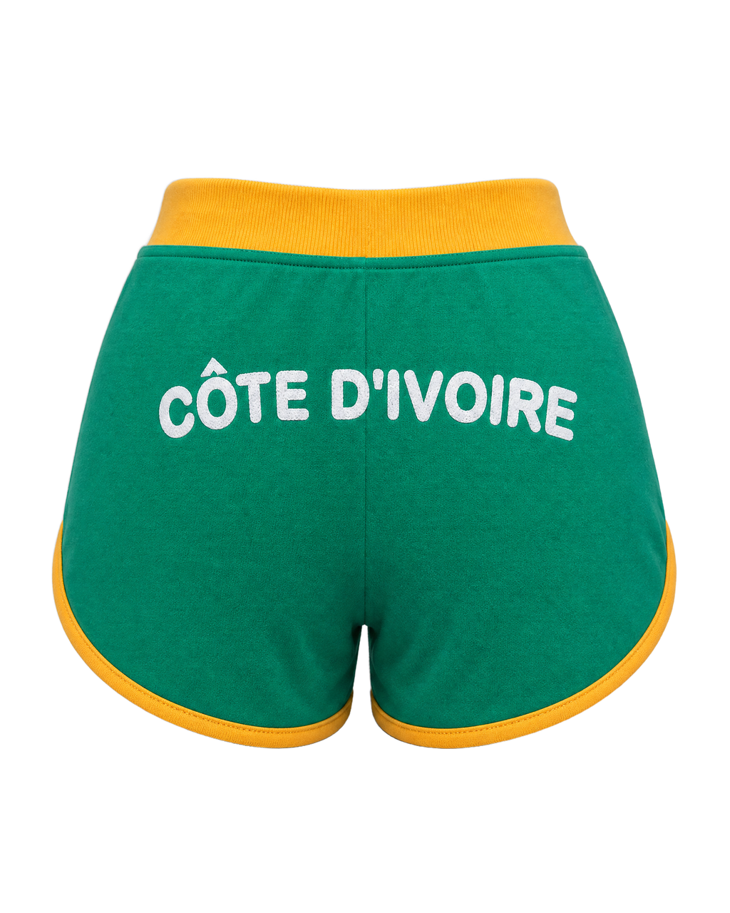 Cote d'Ivoire Flag Shorts - back