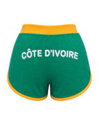 Cote d'Ivoire Flag Shorts - back