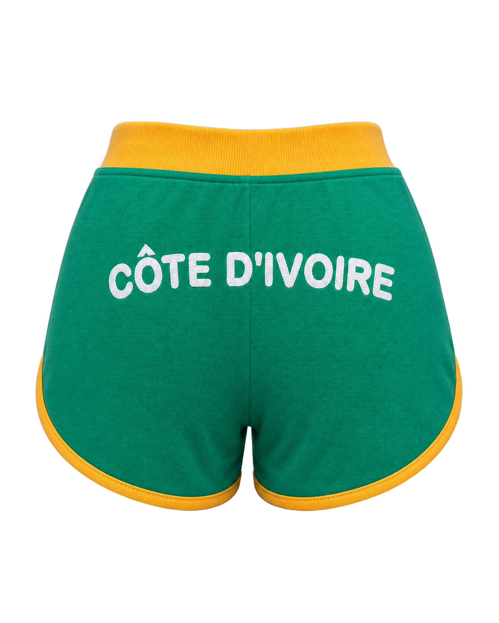 Cote d'Ivoire Flag Shorts - back