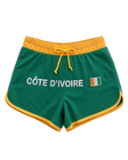 Cote d'Ivoire Flag Shorts - front