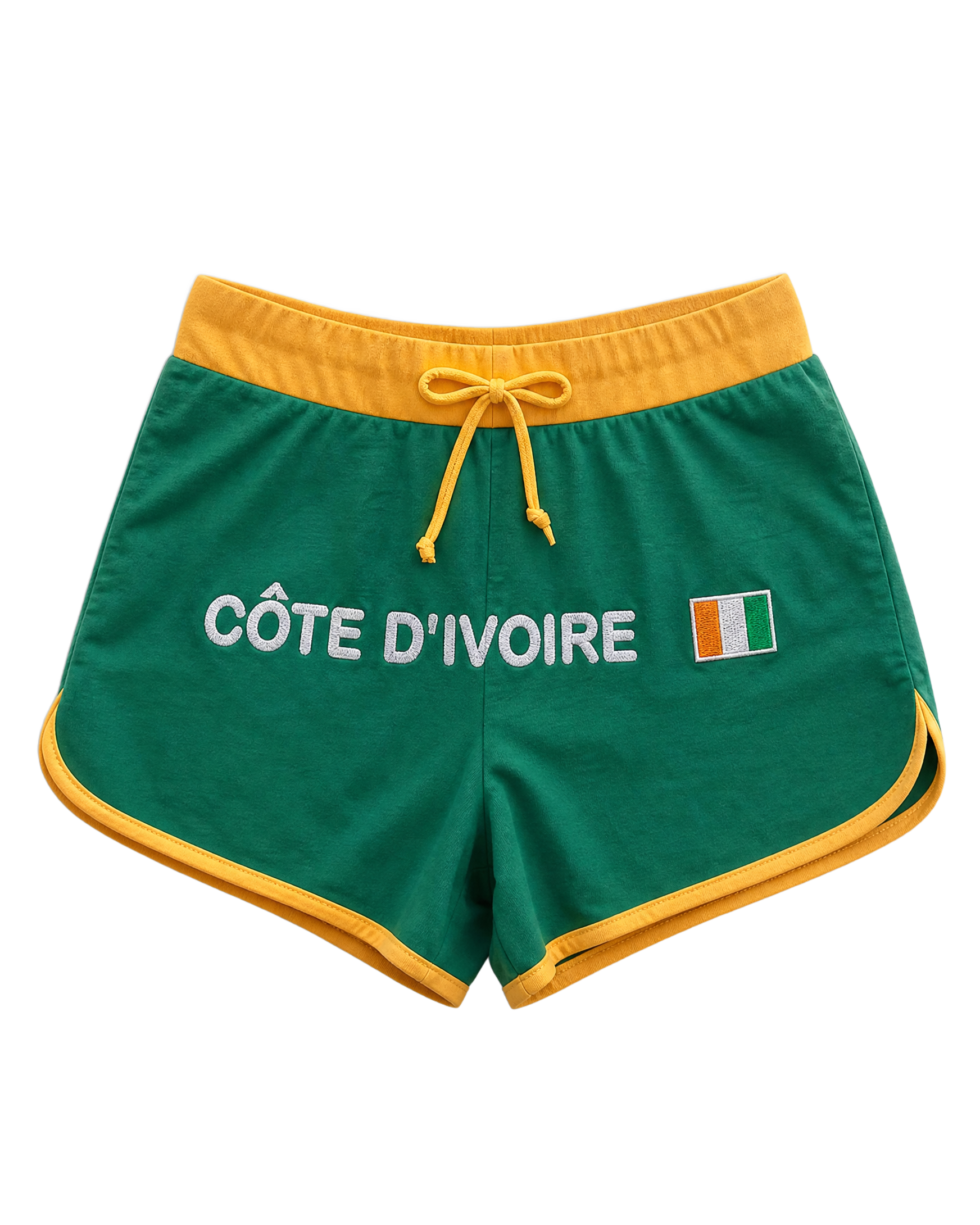 Cote d'Ivoire Flag Shorts - front