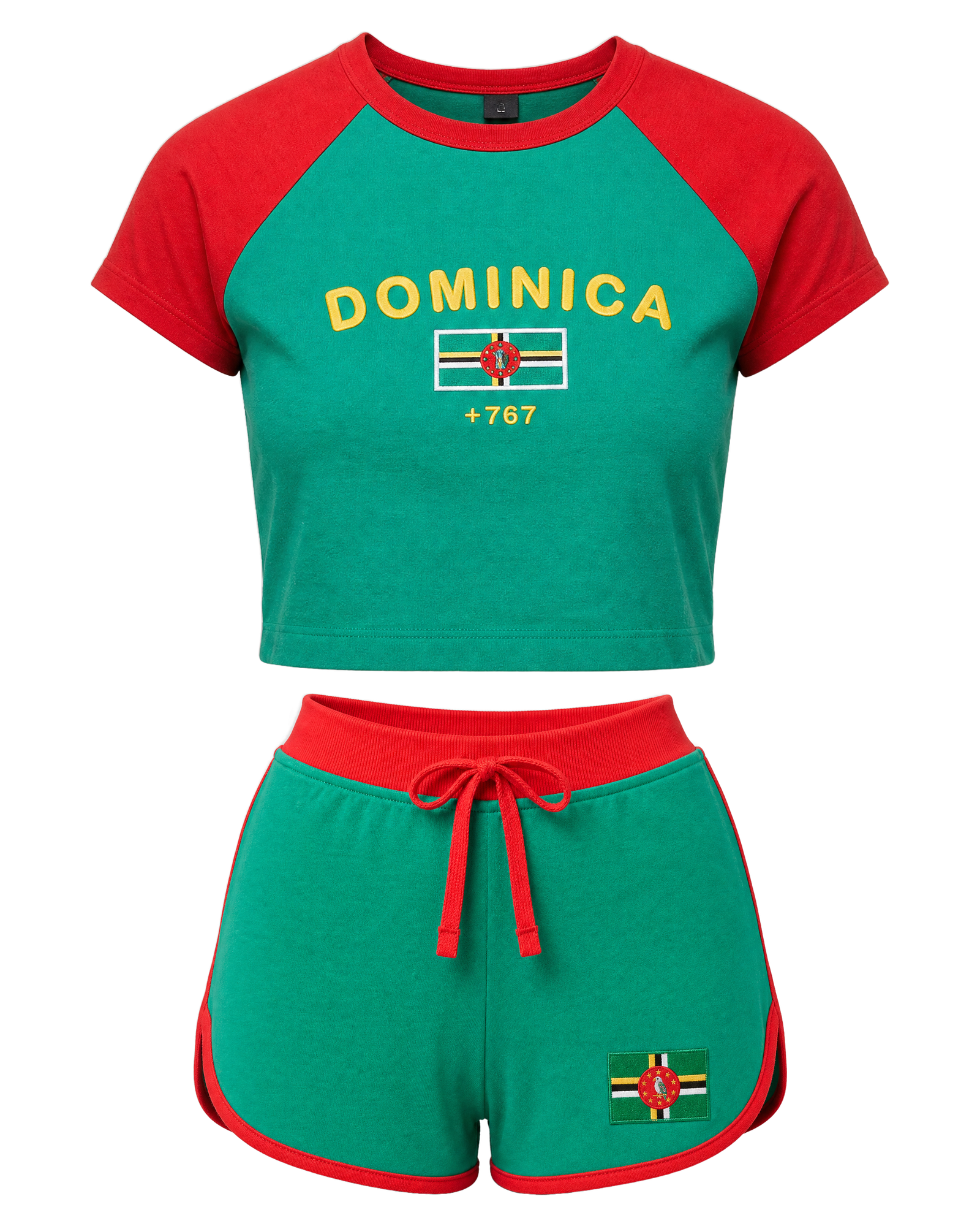 Dominica Flag Set