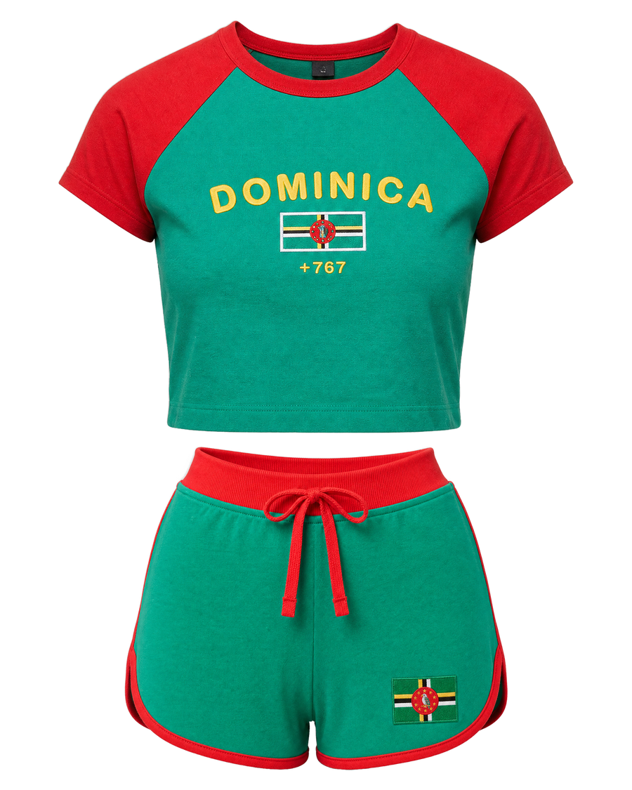 Dominica Flag Set