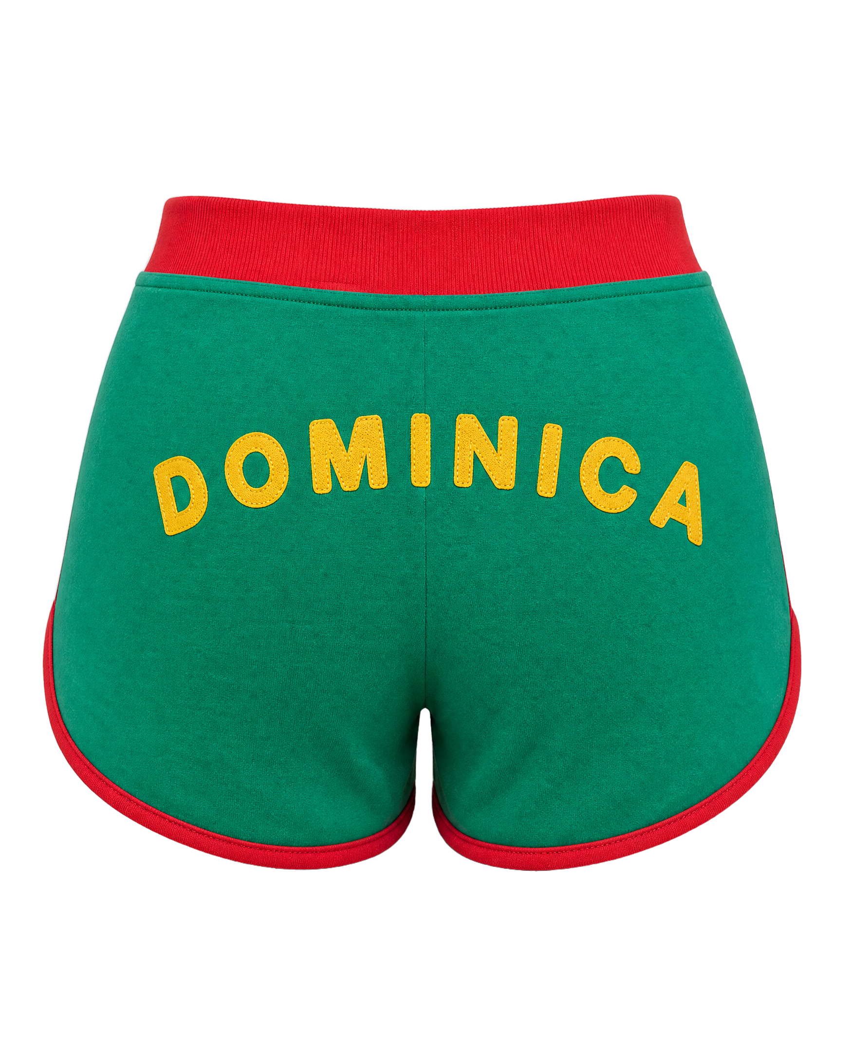 Dominica Flag Shorts - back