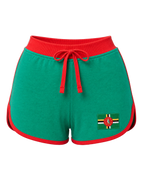 Dominica Flag Shorts - front