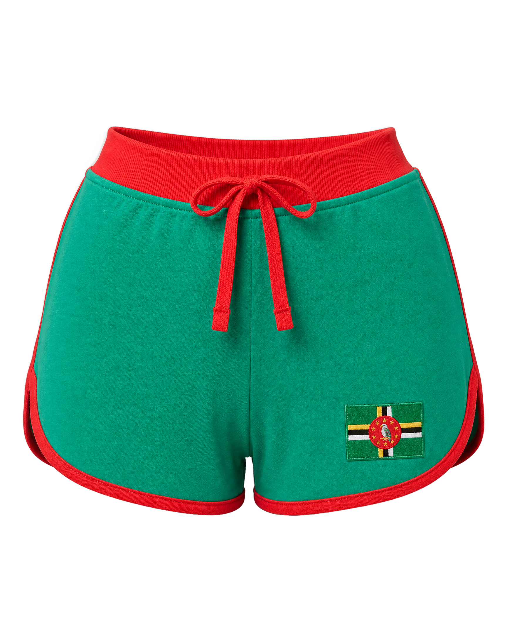 Dominica Flag Shorts - front