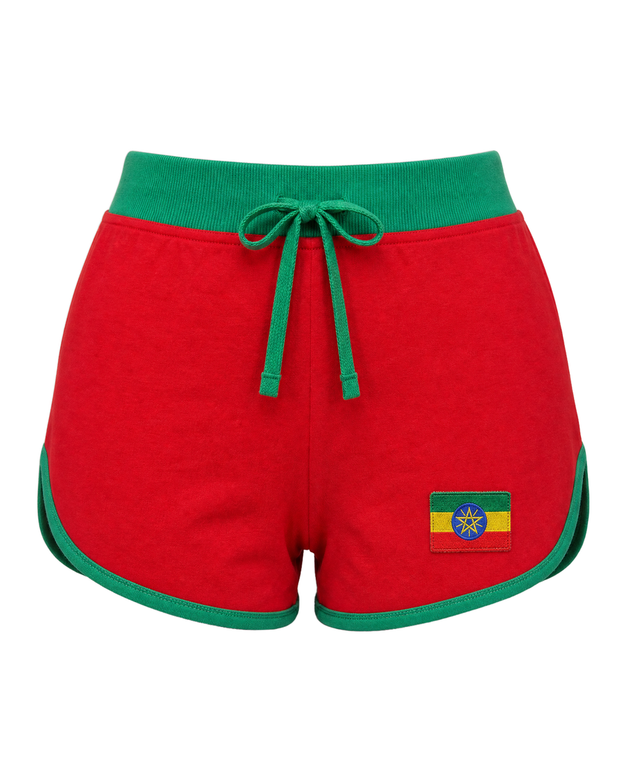 Ethiopia Flag Shorts
