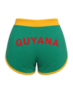 Guyana Flag Shorts - back