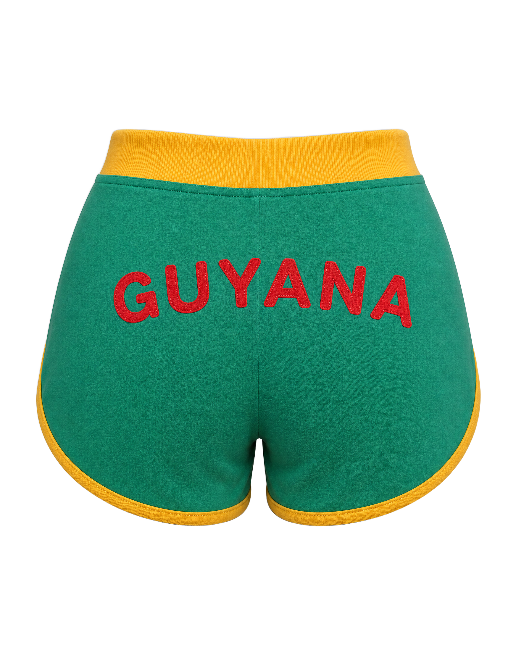 Guyana Flag Shorts - back