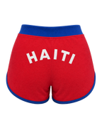 Haiti Flag Shorts - back