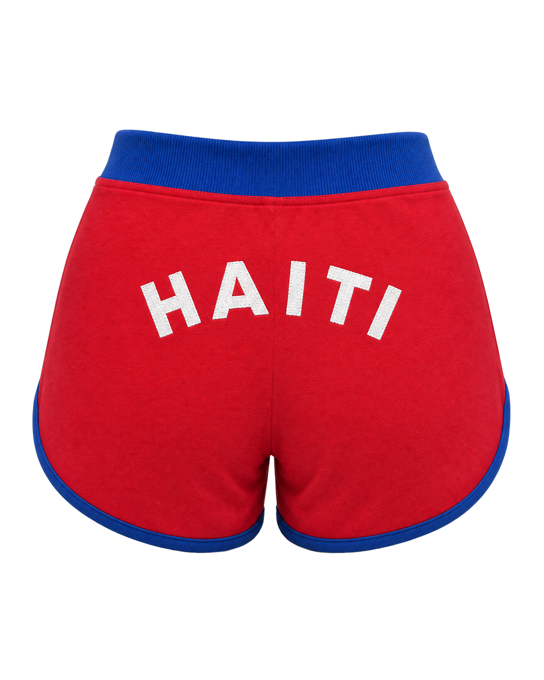 Haiti Flag Shorts - back