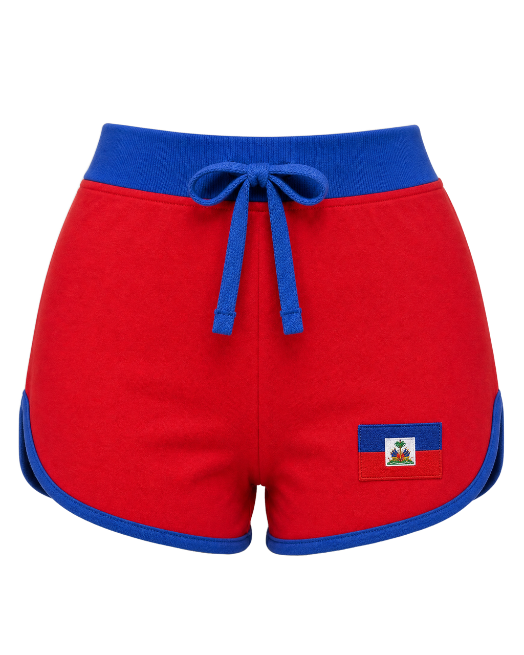 Haiti Flag Shorts - front
