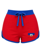 Haiti Flag Shorts - front