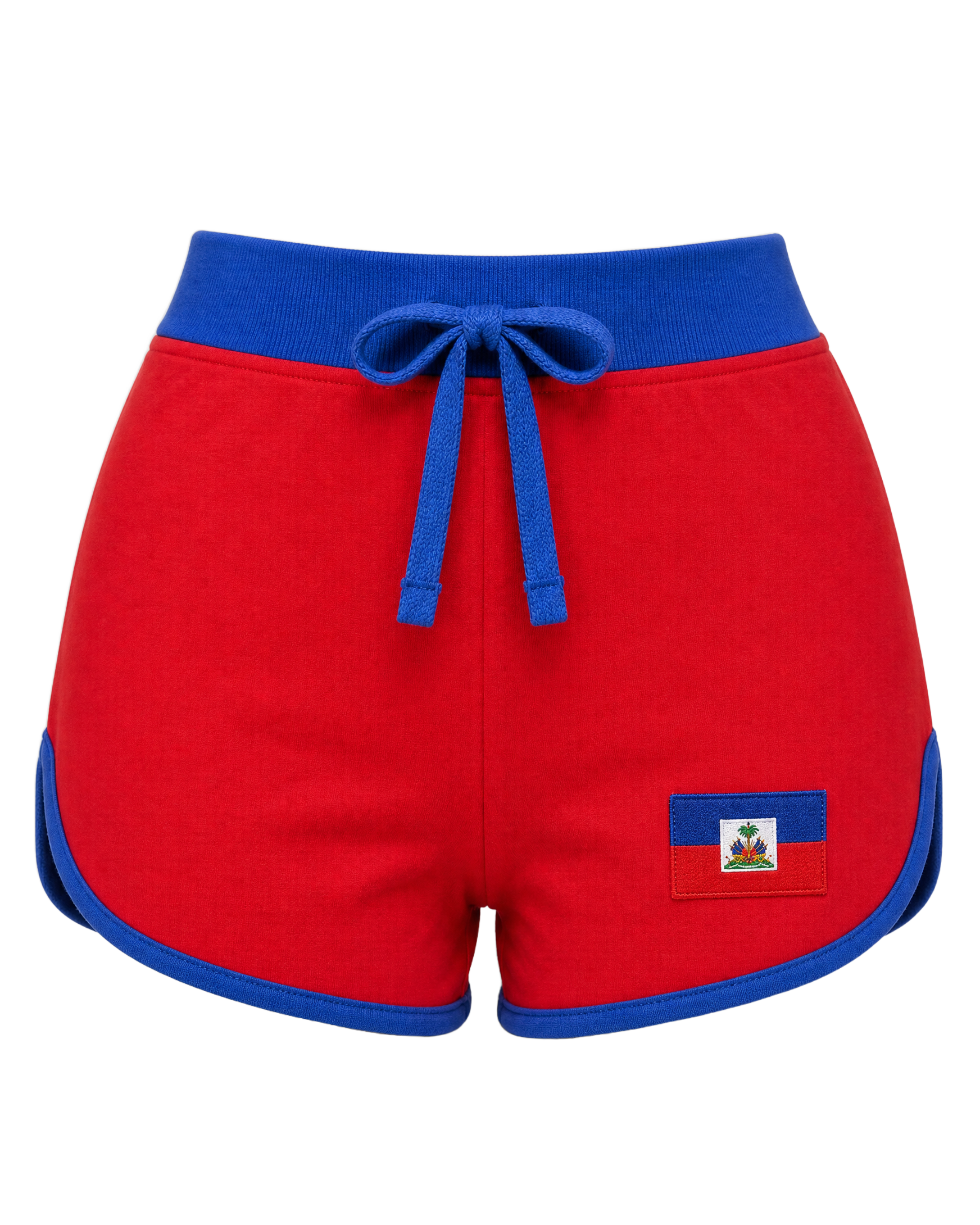 Haiti Flag Shorts - front