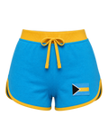 Saint Lucia Flag Shorts - front