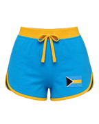 Saint Lucia Flag Shorts - front