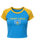 Saint Lucia Flag Top