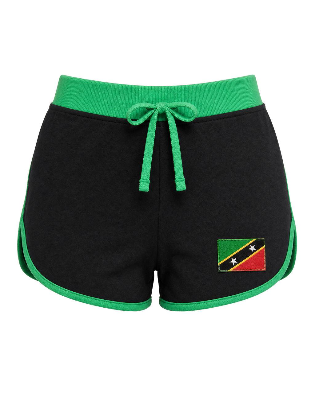 St Kitts and Nevis Flag Shorts - front