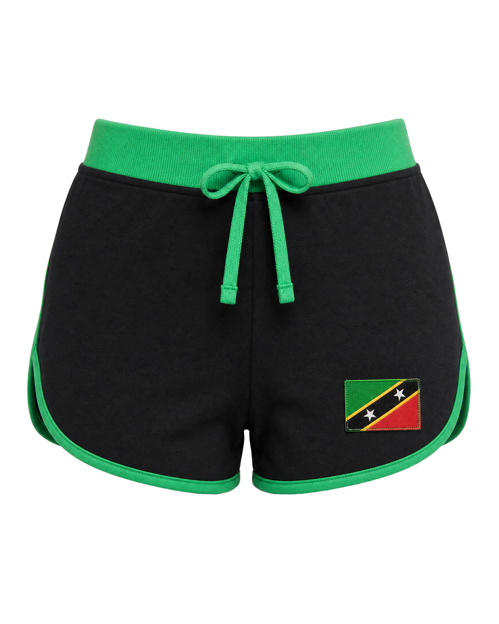 St Kitts and Nevis Flag Shorts - front