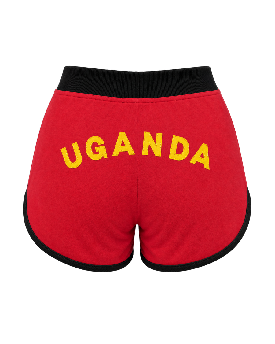 Uganda Flag Shorts