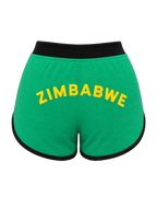 Zimbabwe Flag Shorts - back
