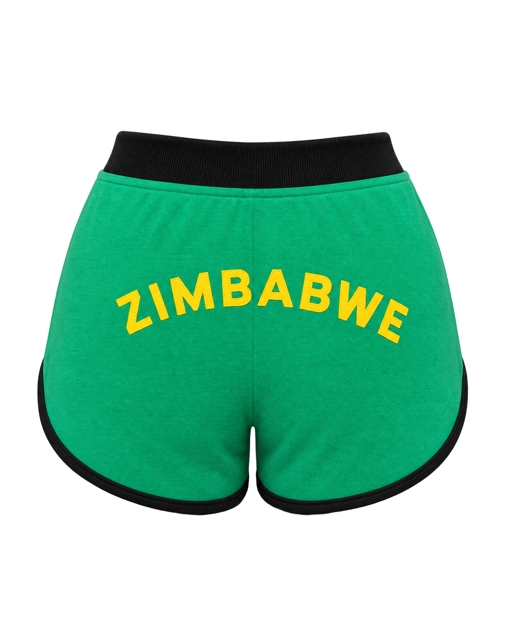 Zimbabwe Flag Shorts - back