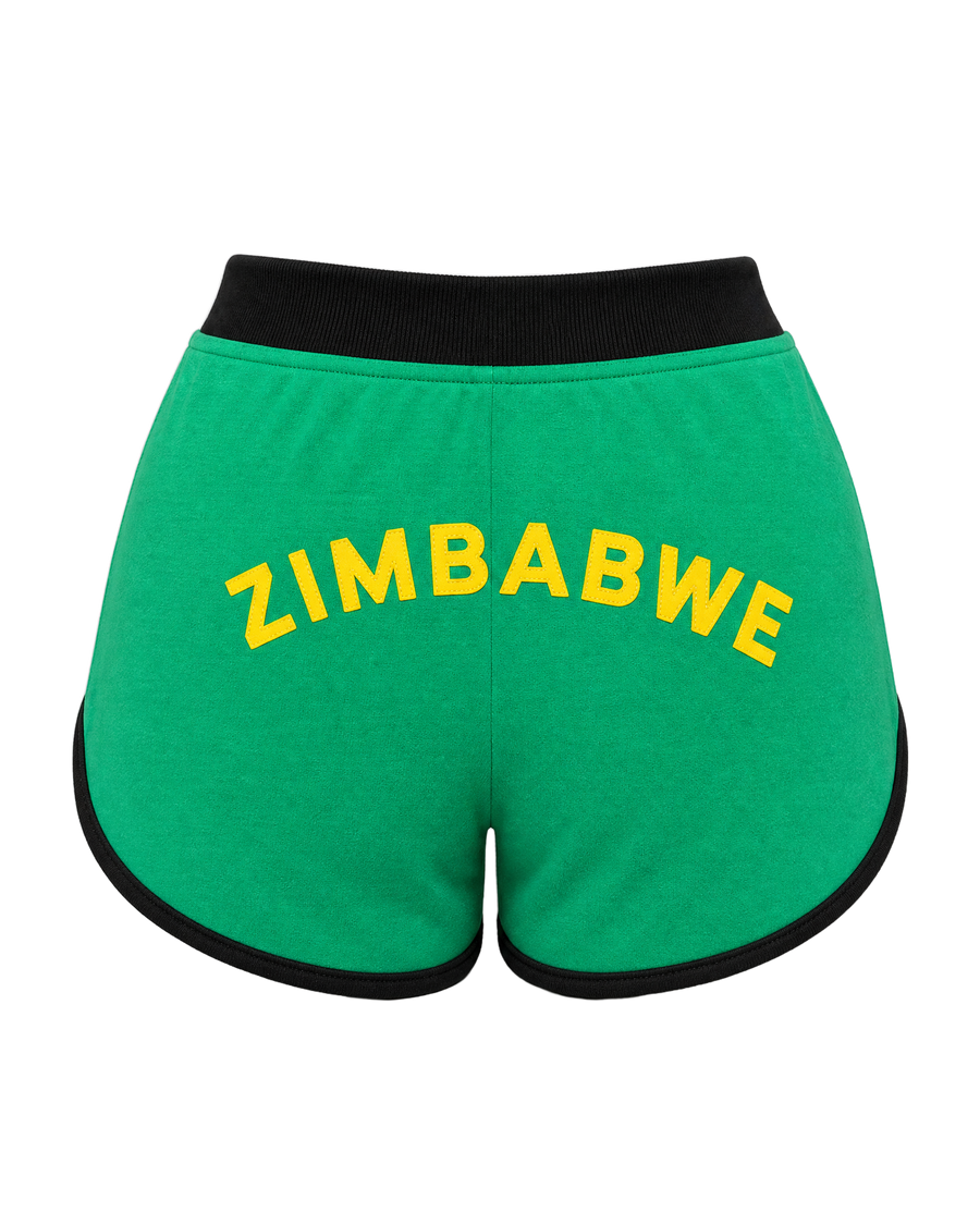 Zimbabwe Flag Shorts